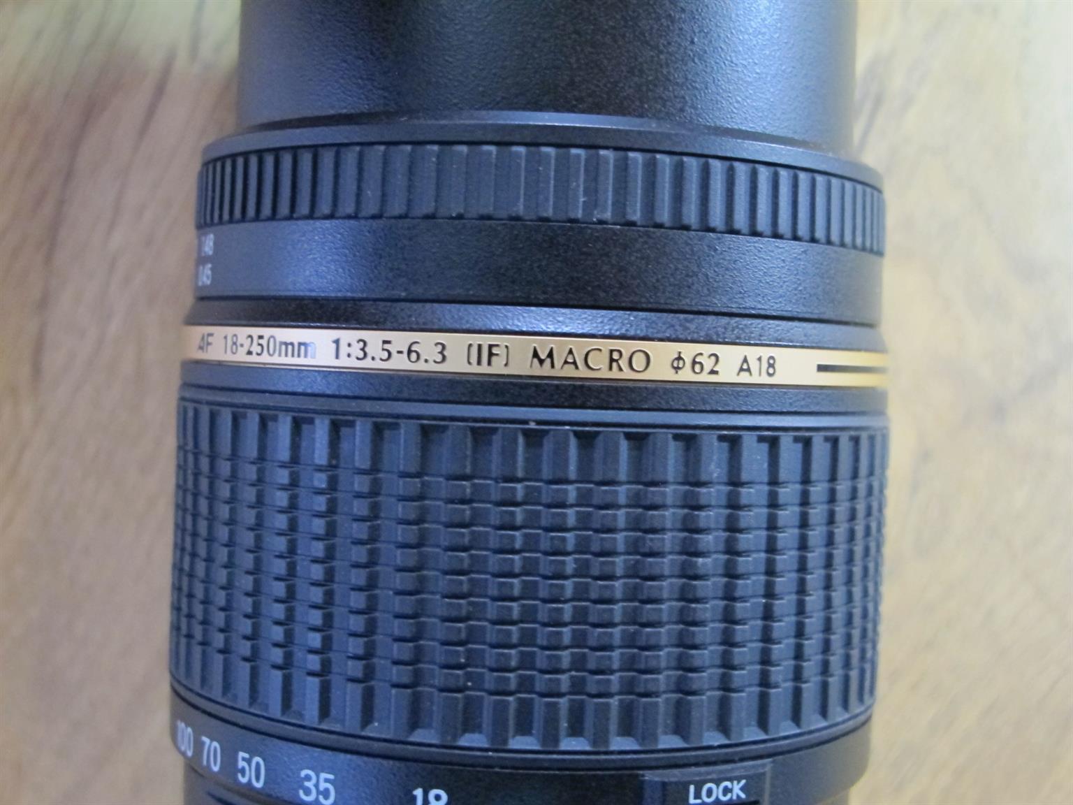 Tamron Macro Zoom Lens AF 18-250mm F/3.5-6.3 Di-II LD Aspherical (IF) for Canon 