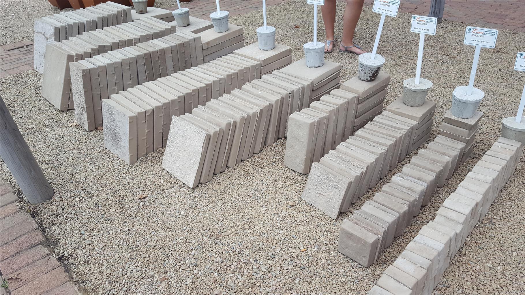 Stepping stones and pavers