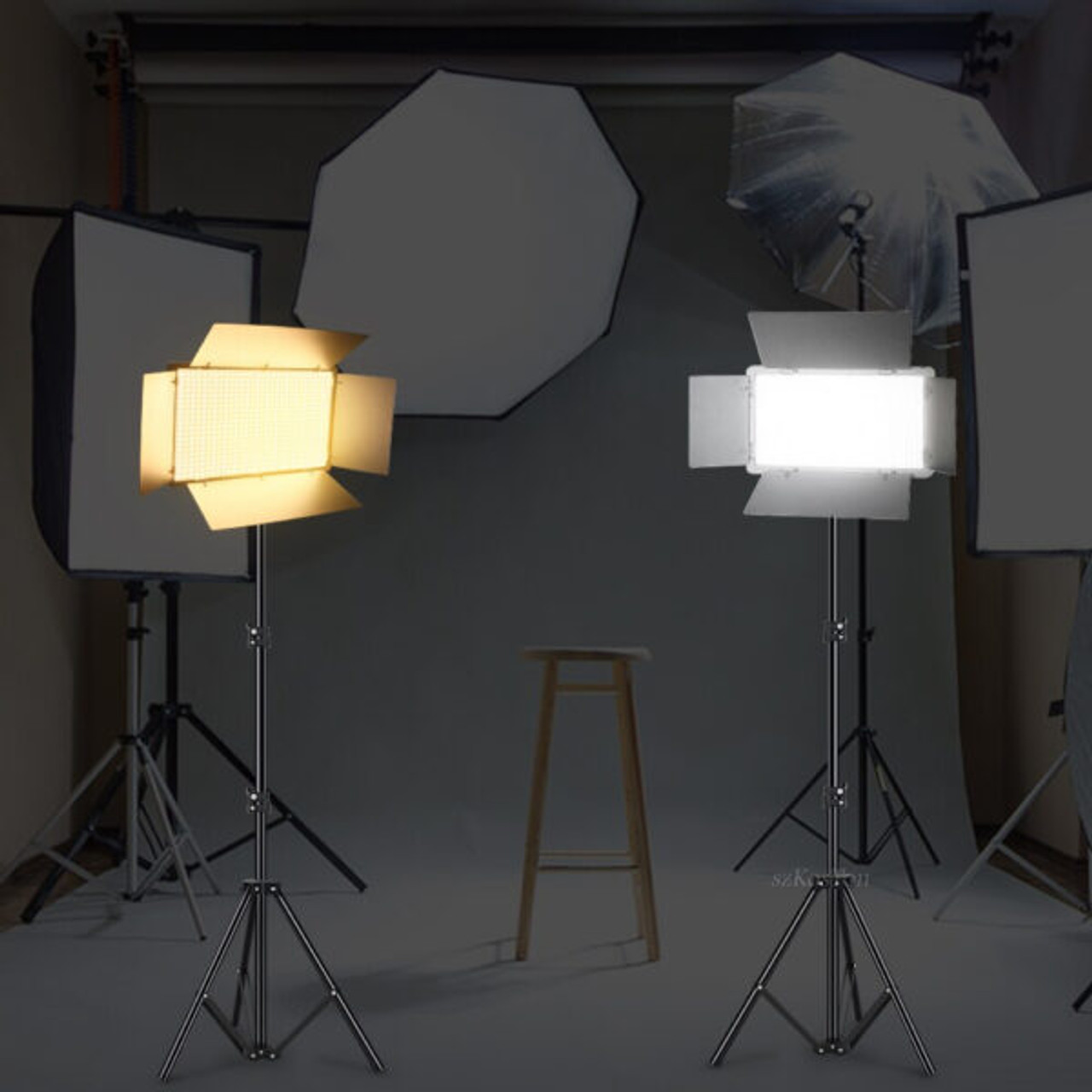 Professional Video & Photography LED VariColor Pro LED Light Kit (Rechargeable)