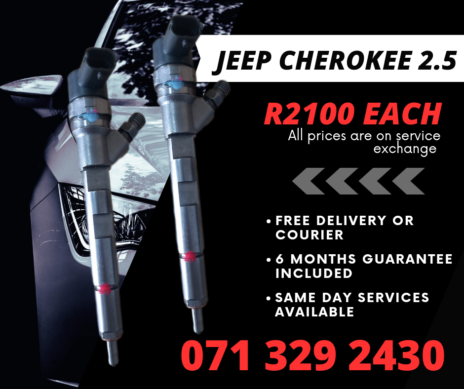 JEEP CHEROKEE 2.5 DIESEL INJECTORS FOR SALE WITH WARRANTY - Private Seller JEEP CHEROKEE 2.5 DIESEL INJECTORS FOR SALE WITH WARRANTY - Private Seller