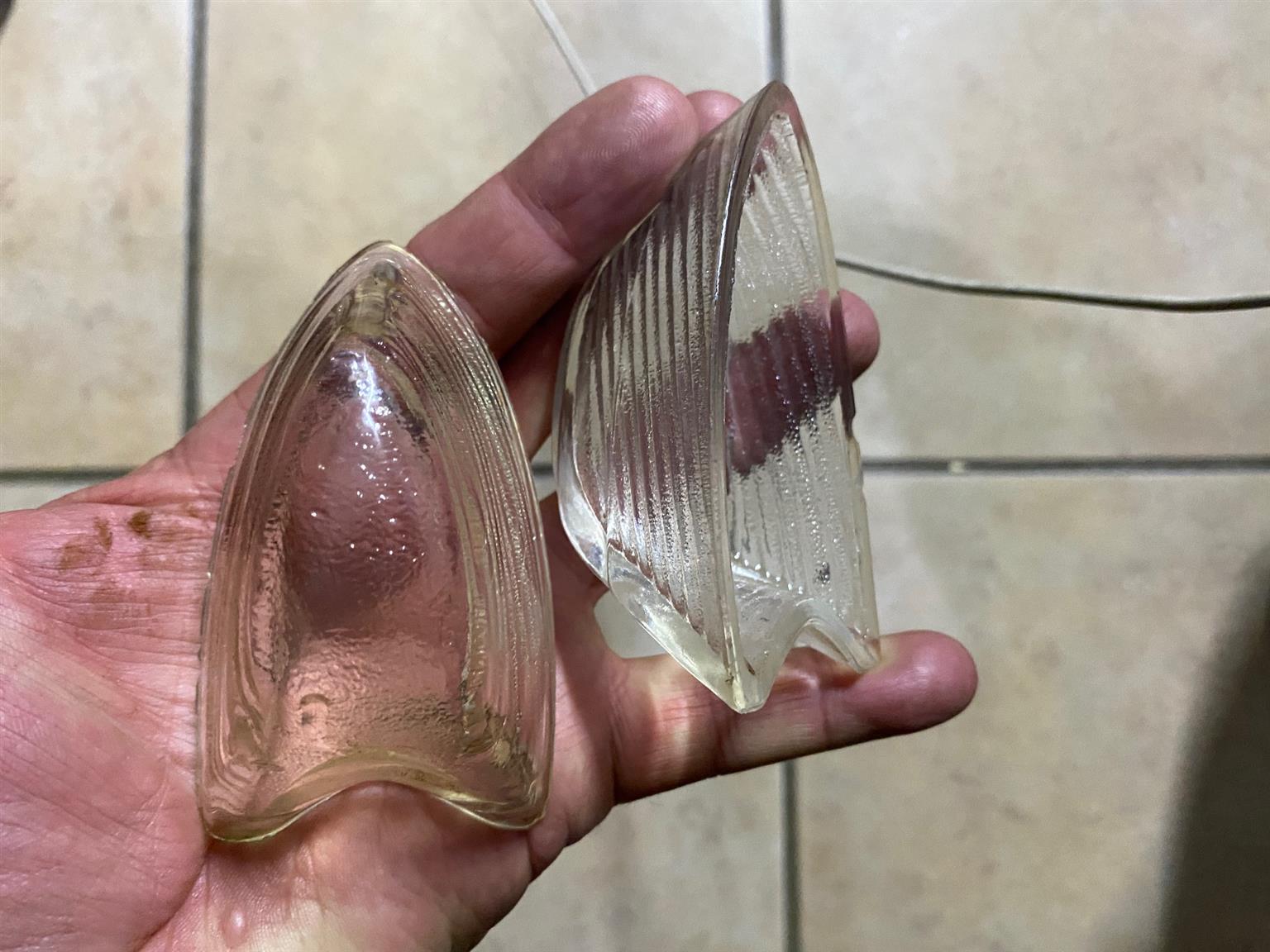 Glass fender lamp lenses or tail light 2 available