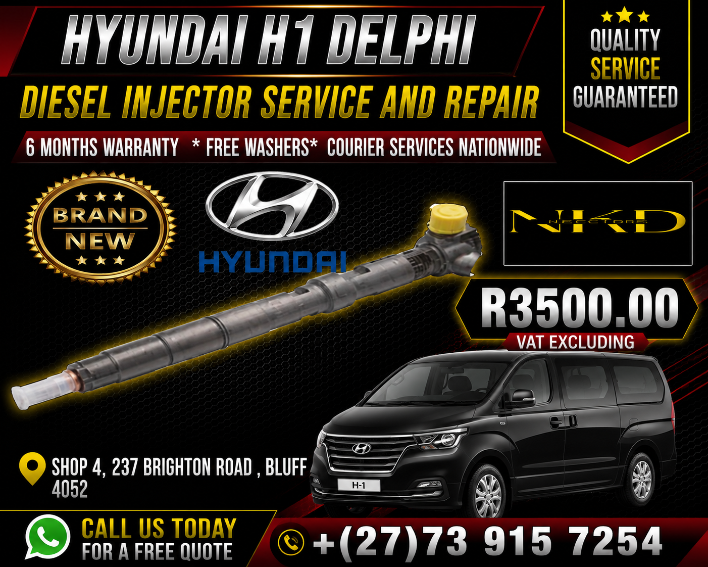 Brand_New_Hyundai_H1_Delphi_Injectors - Private Seller Brand_New_Hyundai_H1_Delphi_Injectors - Private Seller