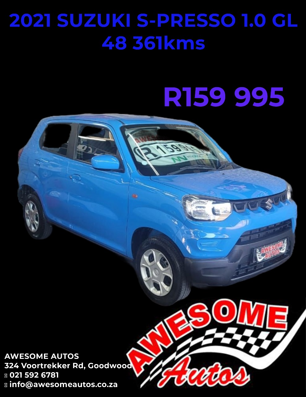 Used 2021 Suzuki S-Presso 1.0 GL manual - Private Seller Used 2021 Suzuki S-Presso 1.0 GL manual - Private Seller