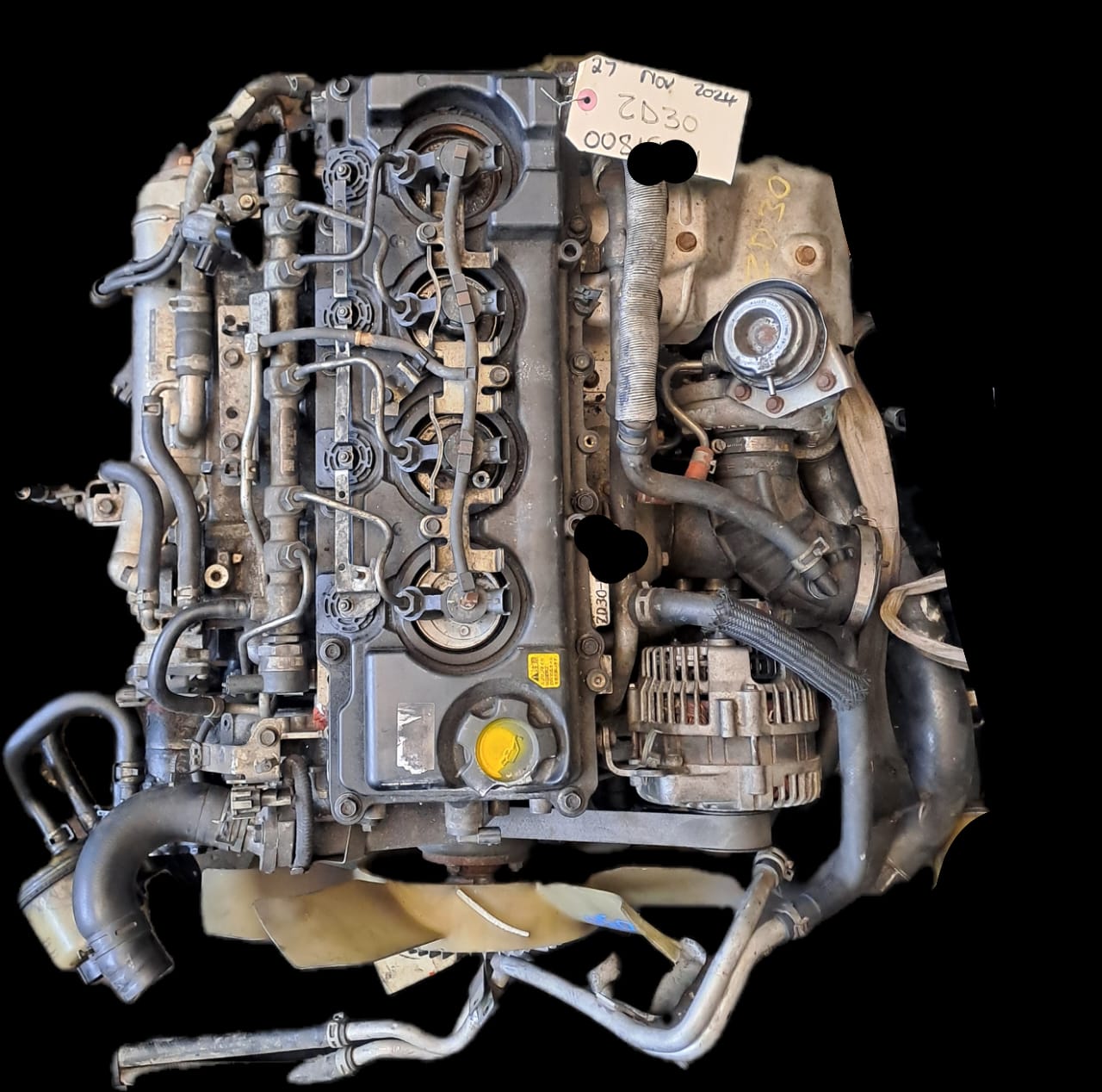 NISSAN ZD30 TURBO TOP INJECTOR ENGINE FOR SALE TV2