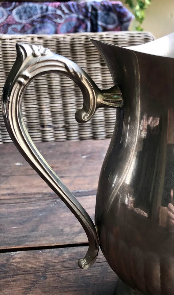 Vintage Christofle Gallia Silver-Plated Water Pitcher – Elegant & Timeless