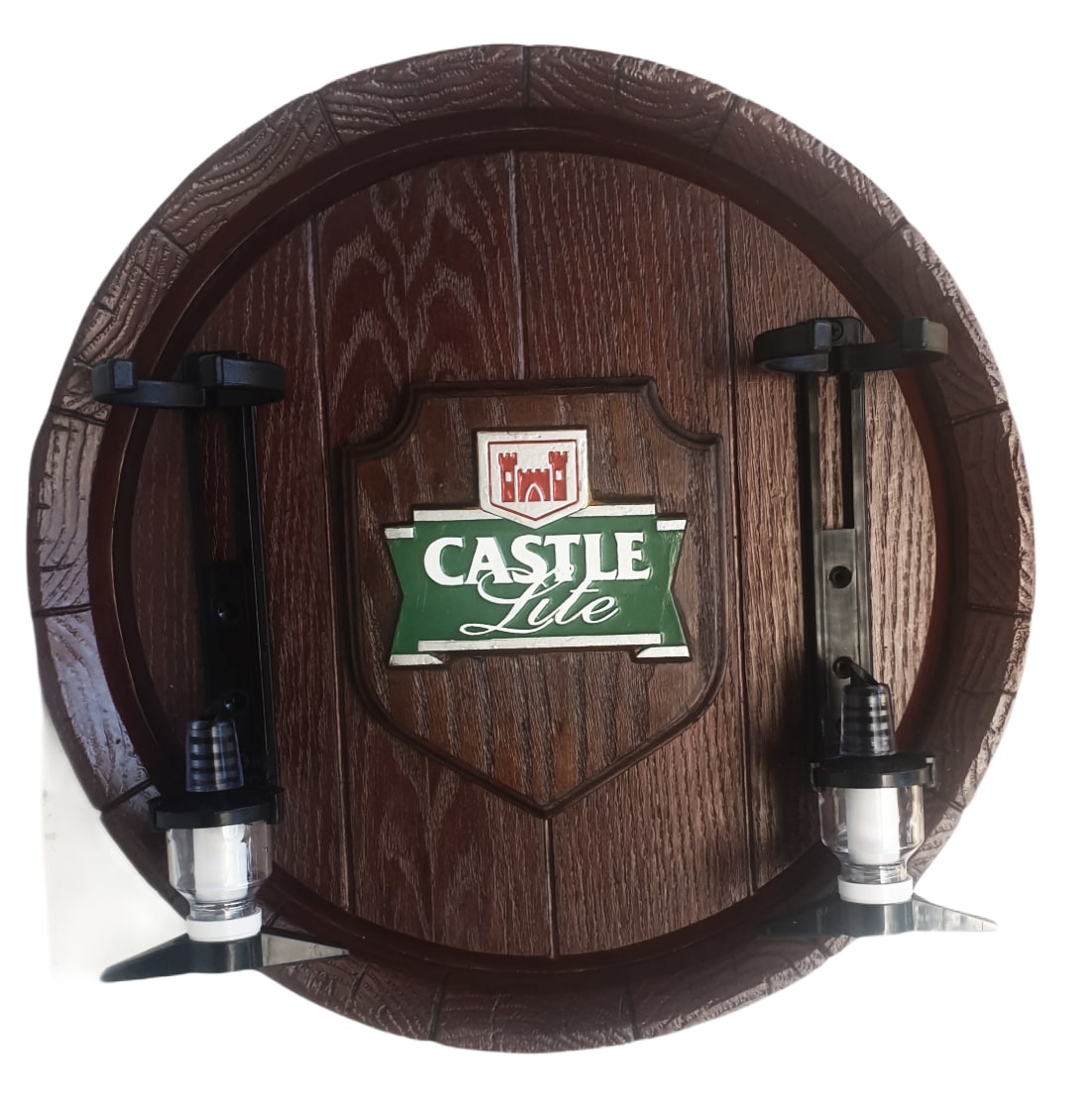 Castle Lite Liquor Dispenser Large Barrel End with 2 Optics. Brand New Products. Castle Lite Liquor Dispenser Large Barrel End with 2 Optics. Brand New Products.