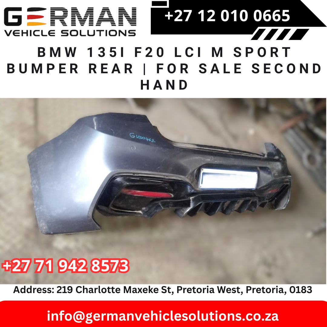 BMW 135i Rear Bumper – M Sport F20 LCI (Used) - Private Seller BMW 135i Rear Bumper – M Sport F20 LCI (Used) - Private Seller