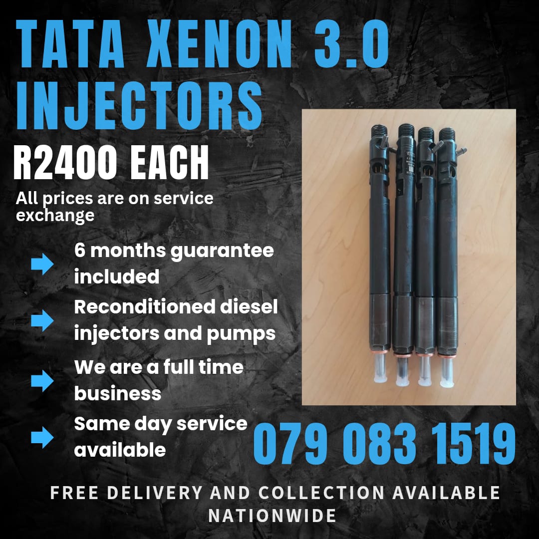 TATA XENON 3.0 INJECTORS FOR SALE WITH WARRANTY INCLUDED - Private Seller TATA XENON 3.0 INJECTORS FOR SALE WITH WARRANTY INCLUDED - Private Seller