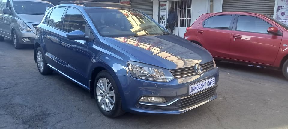 2017 VW POLO 6 Tsi 1.4 PETROL, MANUAL TRANSMISSION,  BLUE COLOUR, 91000KM
