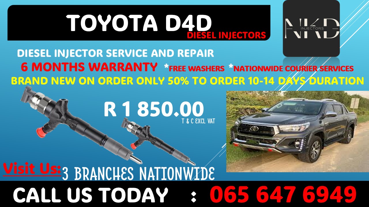 TOYOTA D4D DIESEL INJECTORS - Private Seller TOYOTA D4D DIESEL INJECTORS - Private Seller