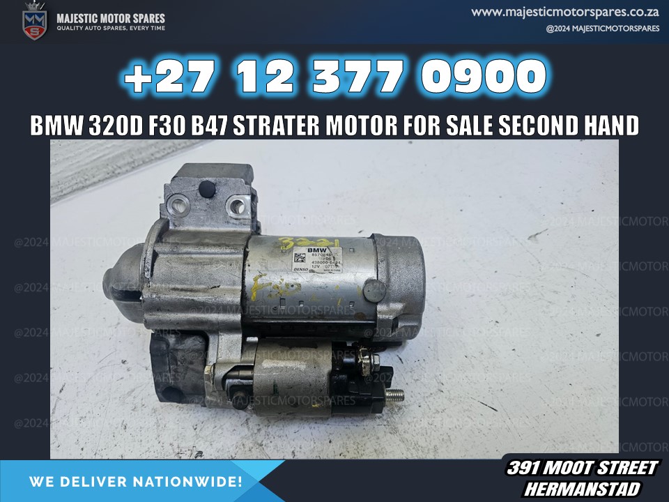 BMW 320d F30 B47 Starter Motor for Sale - Private Seller