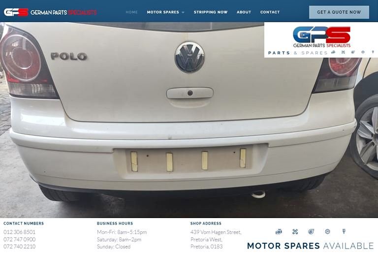 VW POLO BUJWA 2005 TRENDLINE USED REPLACEMENT REAR BUMPER FOR SALE - Private Seller VW POLO BUJWA 2005 TRENDLINE USED REPLACEMENT REAR BUMPER FOR SALE - Private Seller