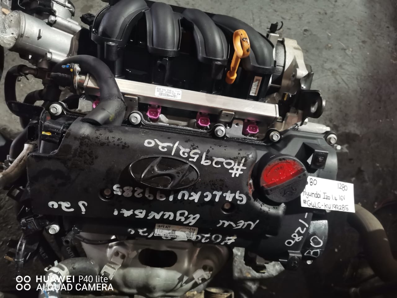 HYUNDAI 1.4L P 16V SINGLE VVT G4LC ENGINE COMPLETE - Private Seller