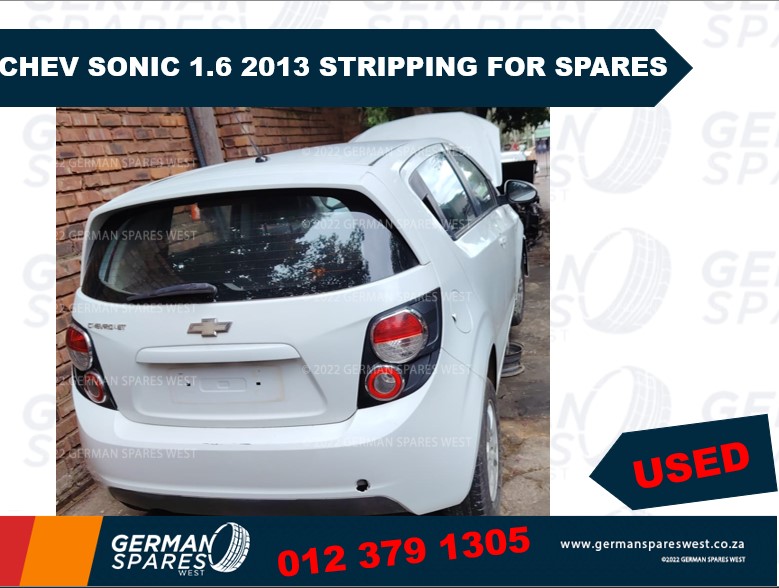 Now Stripping Chev Sonic 1.6 2013 For Spares - Private Seller