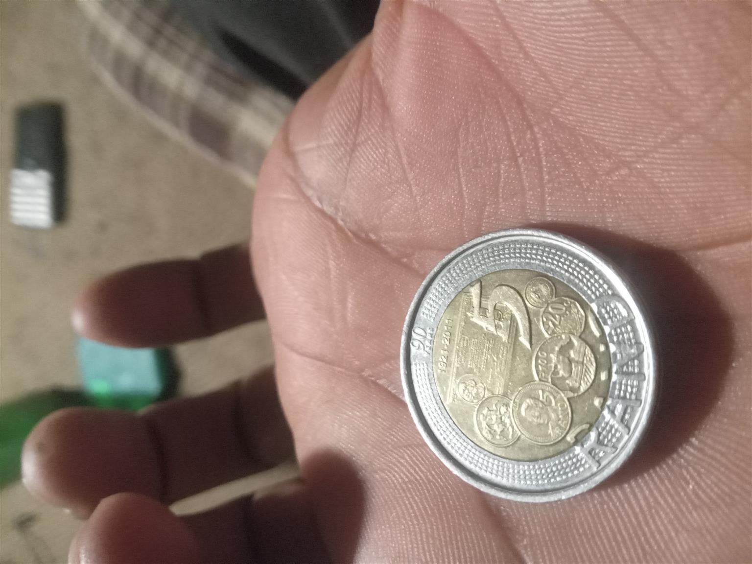 Mandela 90 year coins