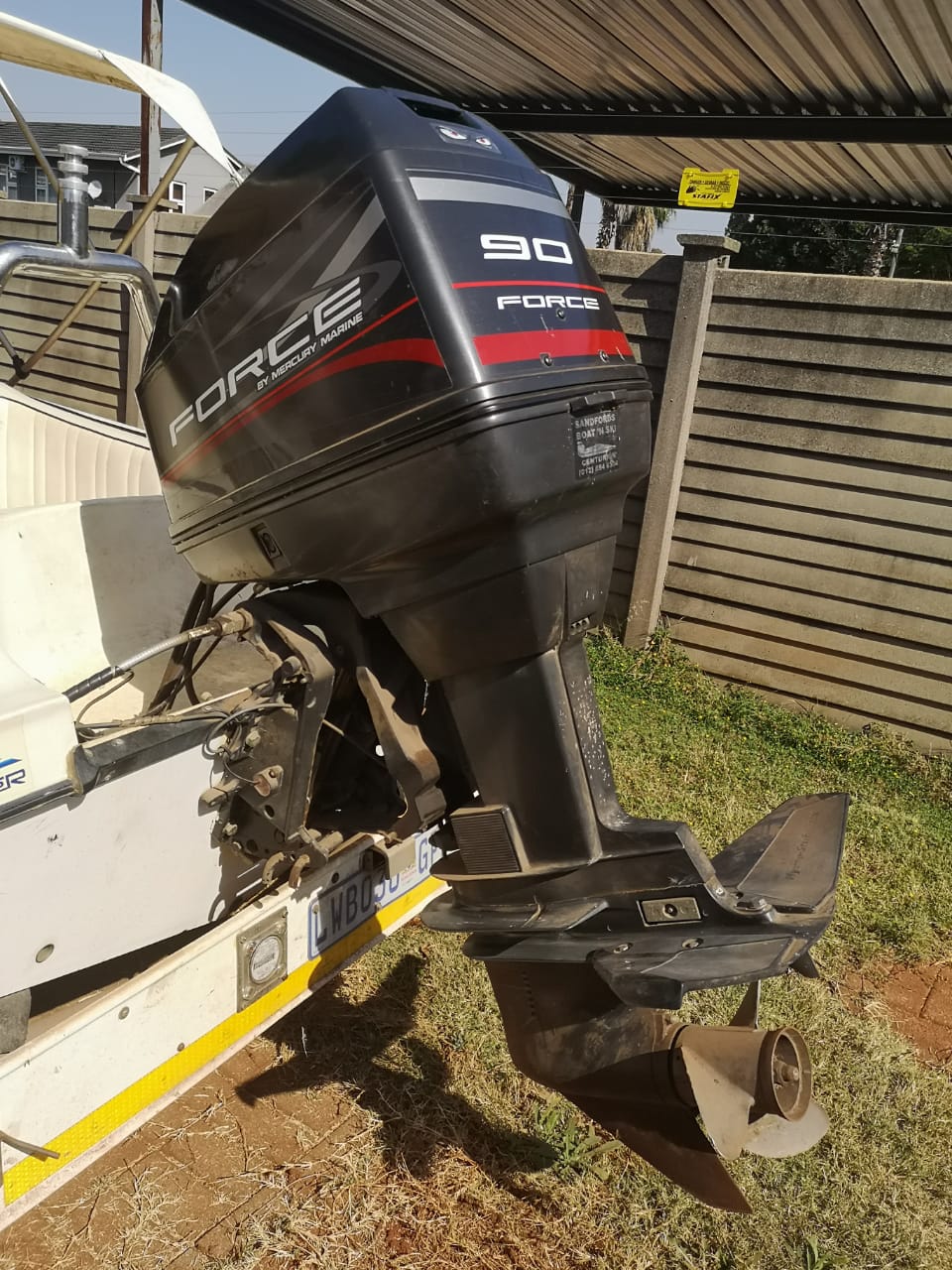 Mini Raven 16 foot with 90 HP Force O/B Motor | Junk Mail
