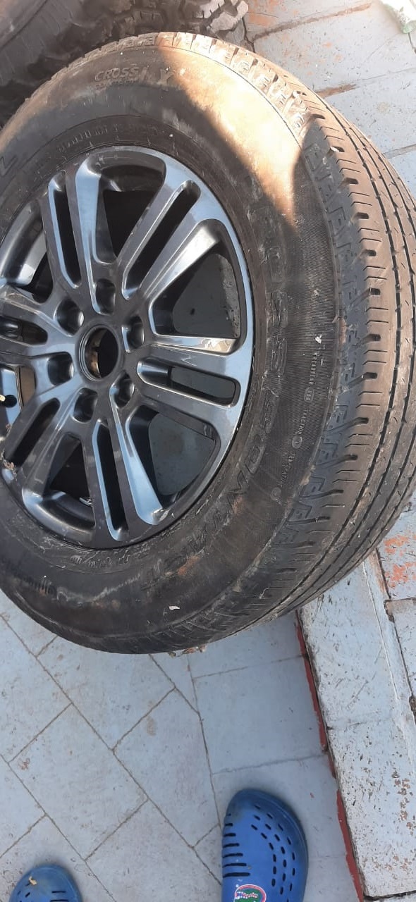 18" Ford Ranger Wildtrack original mag with used 265/60/18 tyre to use for spare - Private Seller 18" Ford Ranger Wildtrack original mag with used 265/60/18 tyre to use for spare - Private Seller