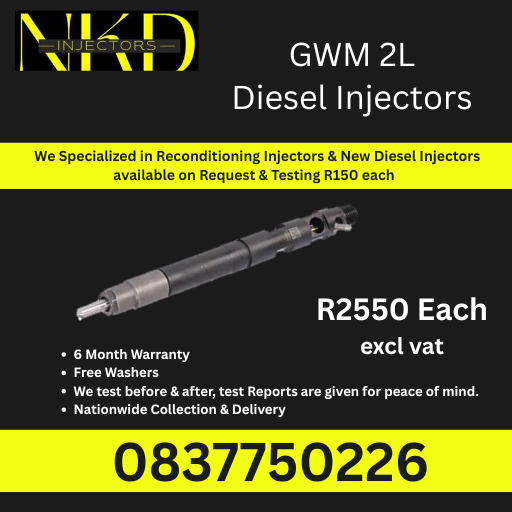 GWM 2L DIESEL INJECTORS FOR SALE - Private Seller GWM 2L DIESEL INJECTORS FOR SALE - Private Seller