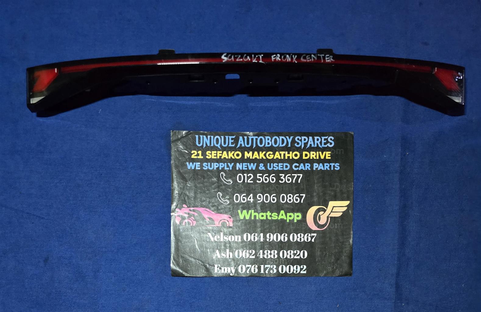 Suzuki Fronx Boot/Tailgate Center Tail Light Suzuki Fronx Boot/Tailgate Center Tail Light