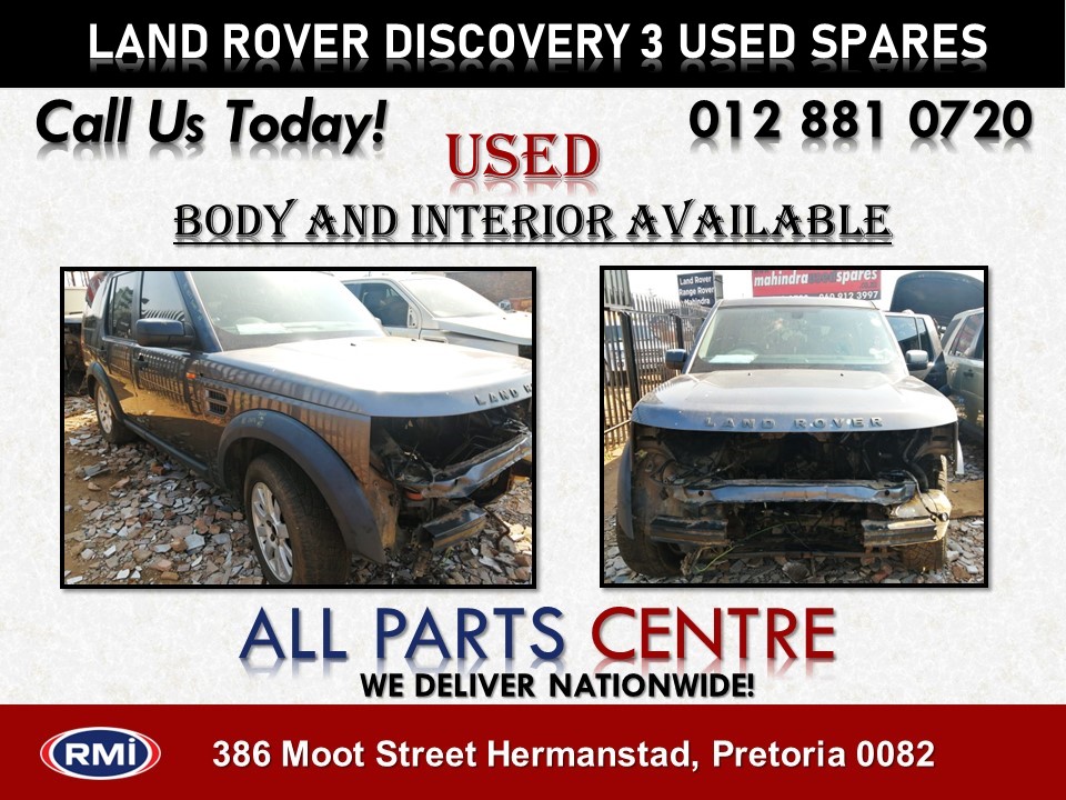 Land Rover Discovery 3 TDV6 Interior and Body Parts Available