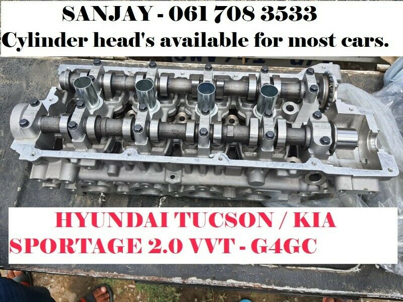 Hyundai Tucson / Kia Sportage 2.0 CVVT Cylinder Head - G4GC - Private Seller Hyundai Tucson / Kia Sportage 2.0 CVVT Cylinder Head - G4GC - Private Seller