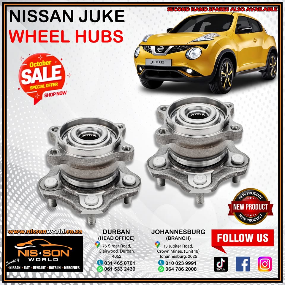 Nissan Juke Wheel Hubs - Private Seller Nissan Juke Wheel Hubs - Private Seller
