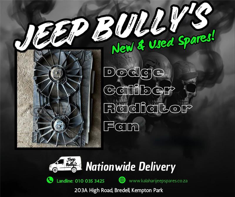 Radiator Fan For Dodge Caliber-Spares From Stripped Vehicles - Private Seller Radiator Fan For Dodge Caliber-Spares From Stripped Vehicles - Private Seller