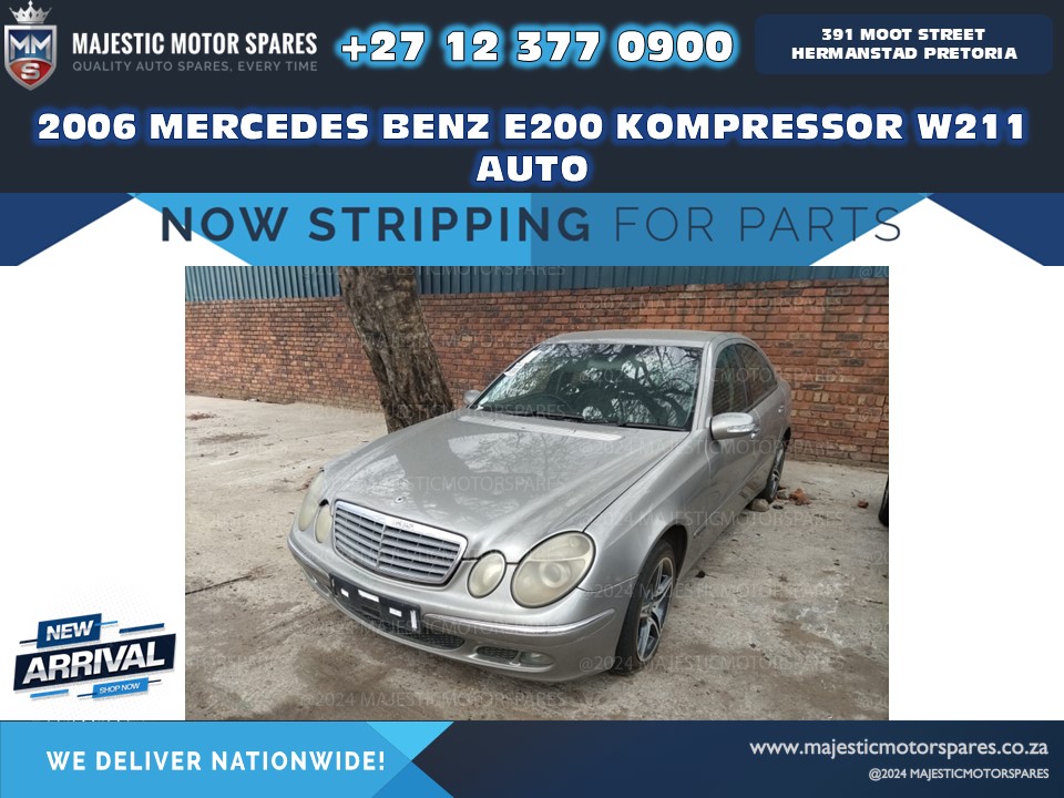 2006 Mercedes E200 Kompressor W211 Automatic - Stripping for Used Parts - Private Seller 2006 Mercedes E200 Kompressor W211 Automatic - Stripping for Used Parts - Private Seller