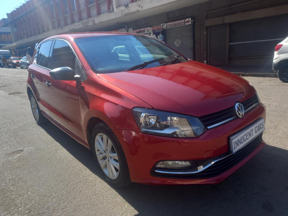 2015 VW POLO 6 TSI 1.2 PETROL, MANUAL, MAROON COLOR, MILEAGE 75000