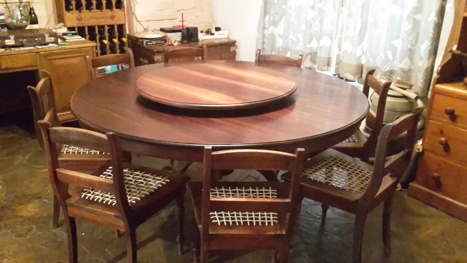 Classical Stinkwood 8 Seater Dining Table 8chairs