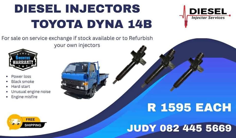 Toyota Dyna 14B Diesel Injector for sale on service exchange or to recon