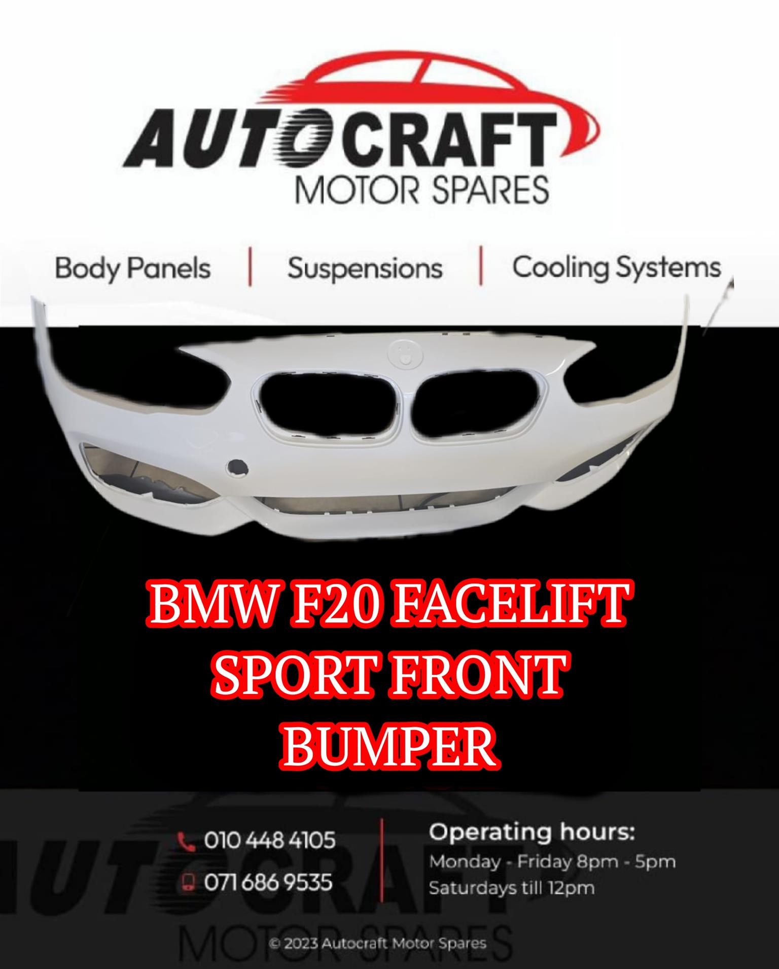 BMW F20 facelift sport front bumper - Private Seller