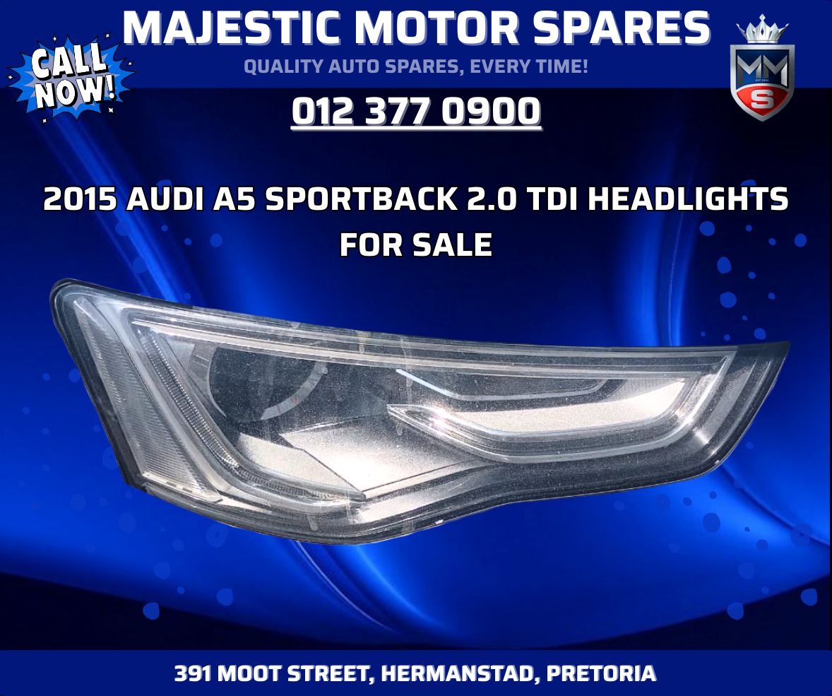 2015 Audi A5 Sportback 2.0 TDI Headlight for Sale – Used Selling second hand hea - Private Seller