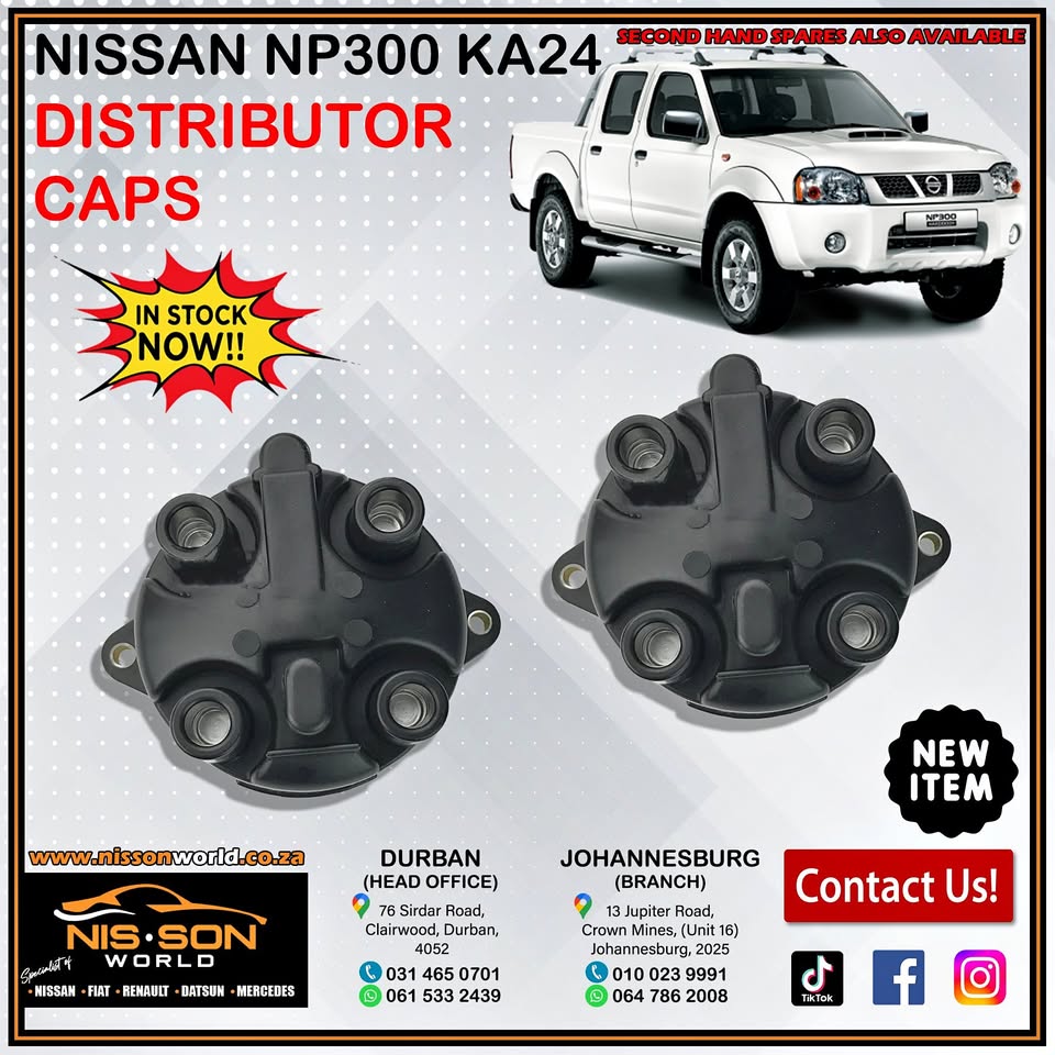 NISSAN NP300 KA24 DISTRIBUTOR CAPS - Private Seller NISSAN NP300 KA24 DISTRIBUTOR CAPS - Private Seller