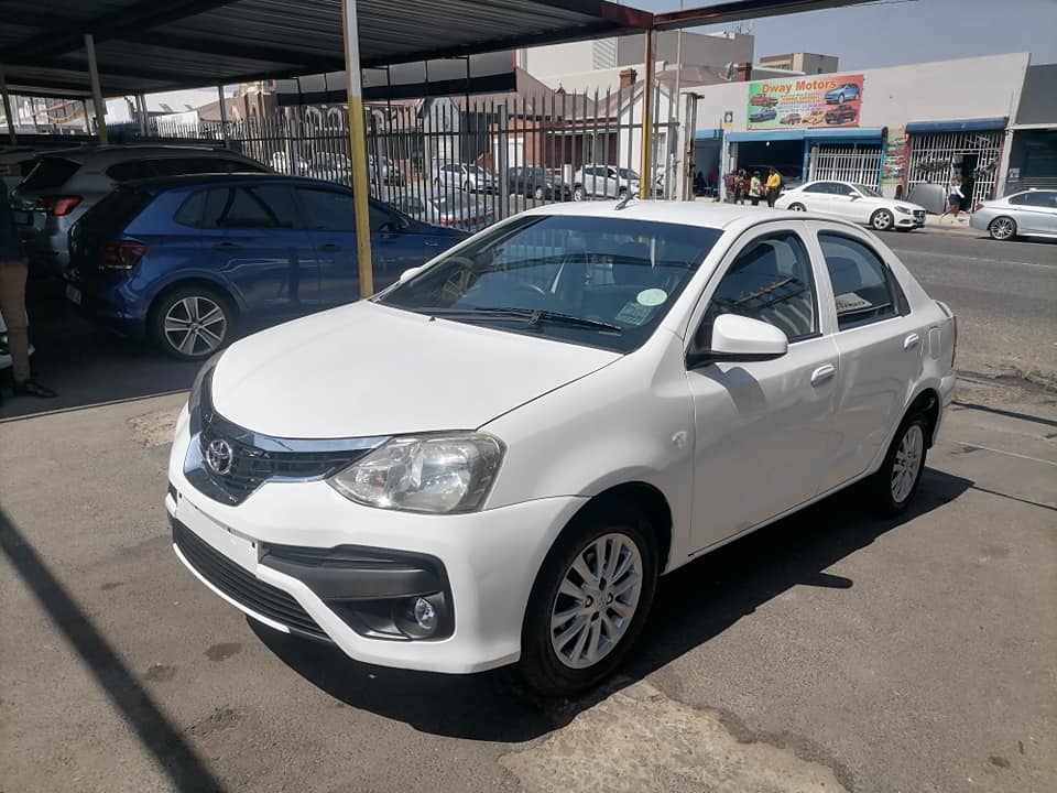 2017 Toyota Etios 1.5 Sedan with a leather seat