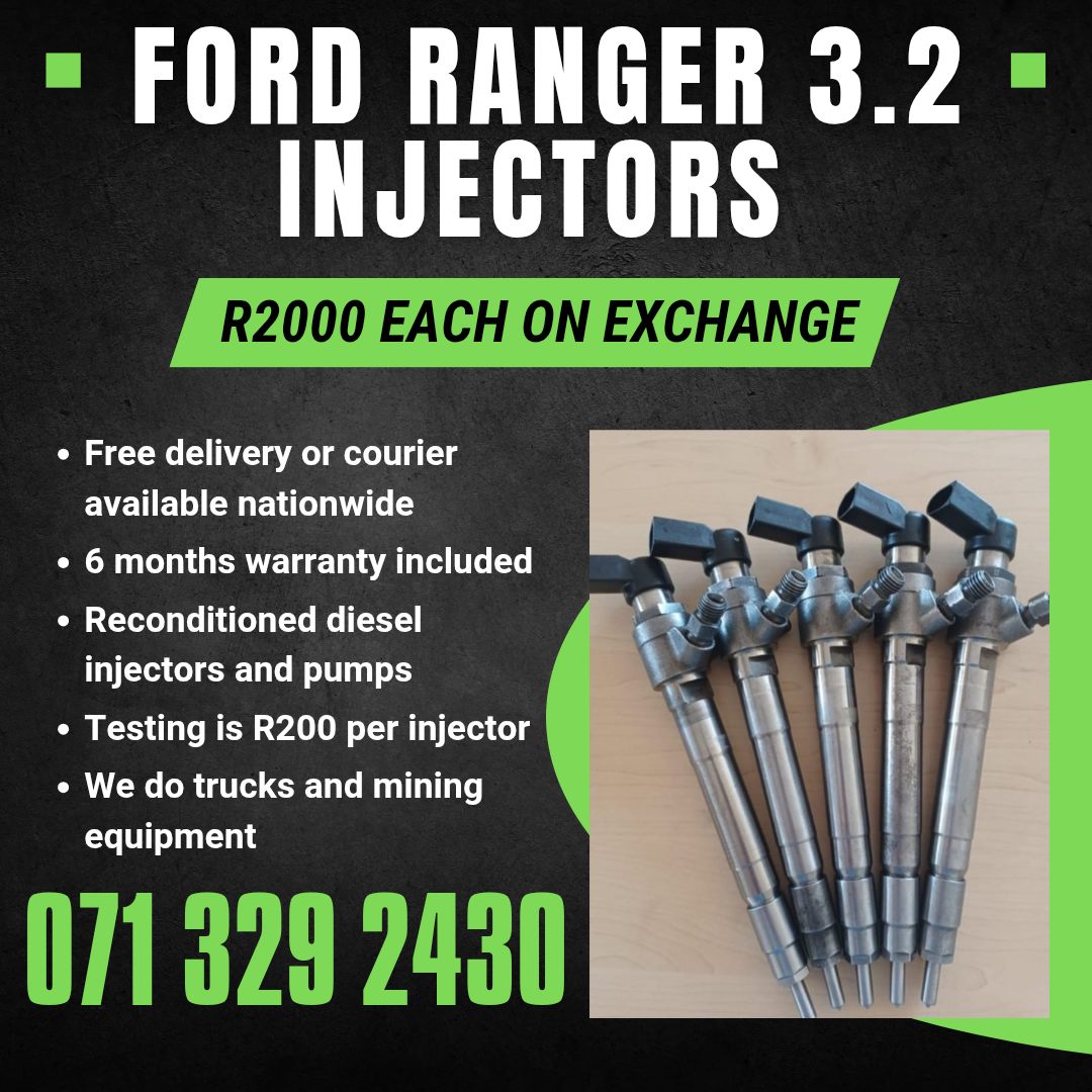 FORD RANGER 3.2 INJECTORS FOR SALE WITH WARRANTY - Private Seller FORD RANGER 3.2 INJECTORS FOR SALE WITH WARRANTY - Private Seller