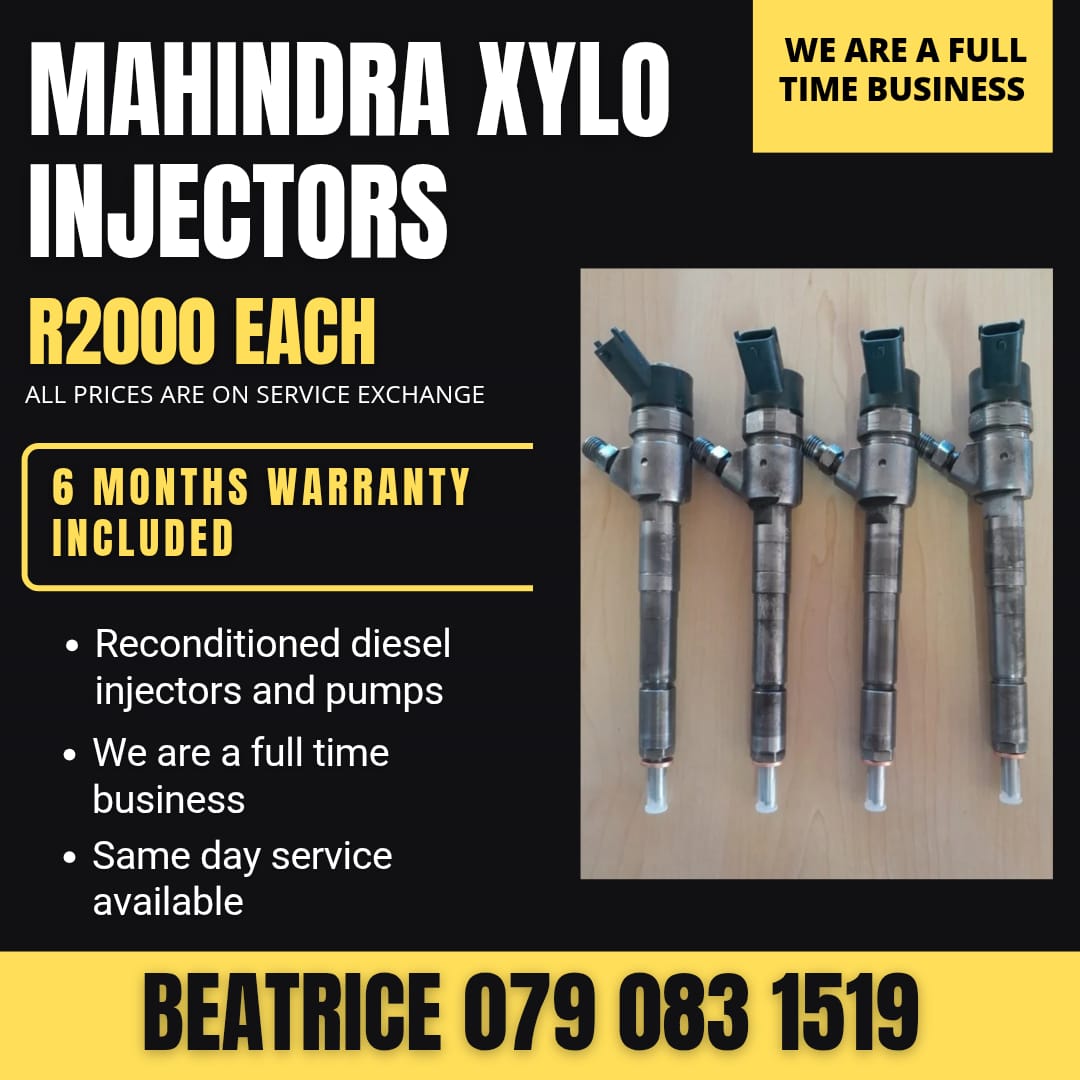 MAHINDRA XYLO INJECTORS FOR SALE WITH WARRANTY INCLUDED - Private Seller MAHINDRA XYLO INJECTORS FOR SALE WITH WARRANTY INCLUDED - Private Seller