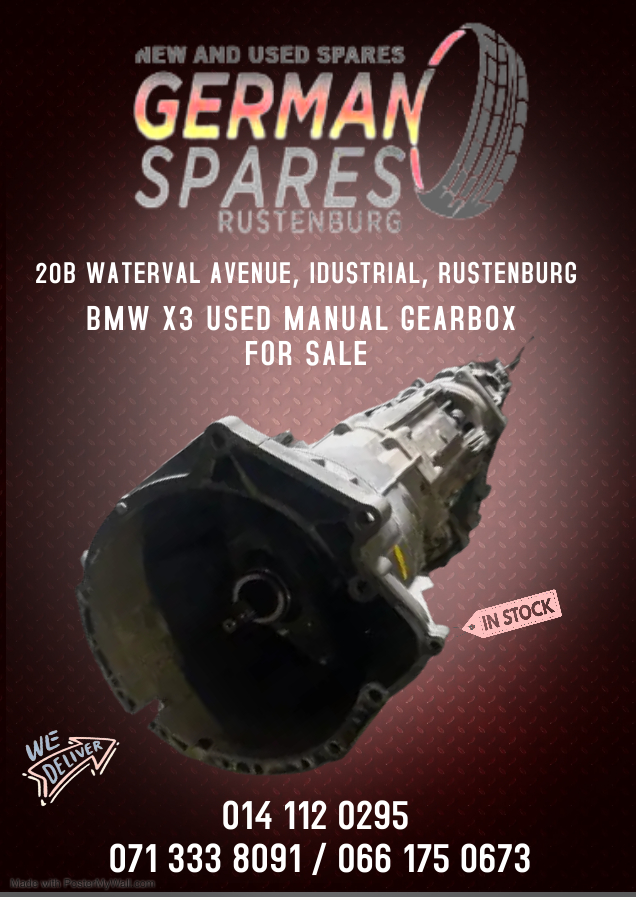 BMW X3 Used Manual Gearbox for Sale - Private Seller BMW X3 Used Manual Gearbox for Sale - Private Seller