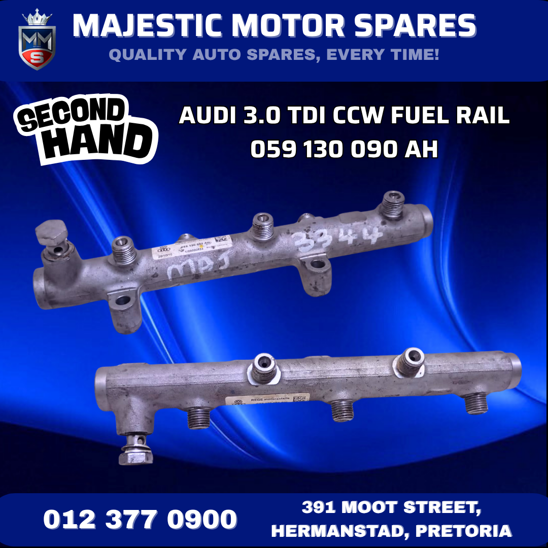 Audi 3.0 TDI CCW Fuel Rail – Used - Private Seller