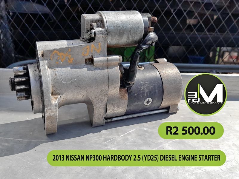 2013 NISSAN NP300 HARDBODY 2.5 (YD25) DIESEL ENGINE STARTER