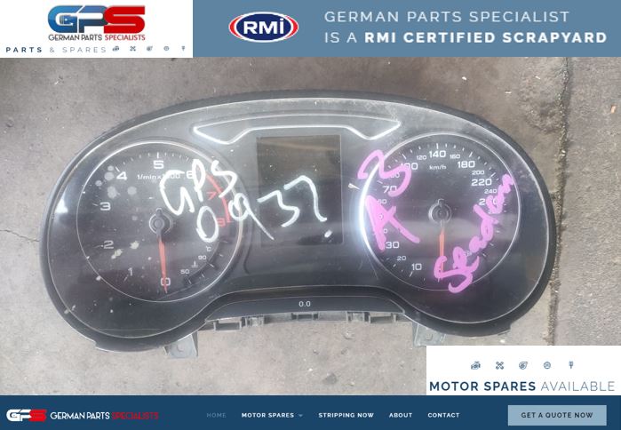 AUDI A3 1.8 TFSI CJS 2015 USED CLUSTER / SPEEDOMETER FOR SALE - Private Seller AUDI A3 1.8 TFSI CJS 2015 USED CLUSTER / SPEEDOMETER FOR SALE - Private Seller
