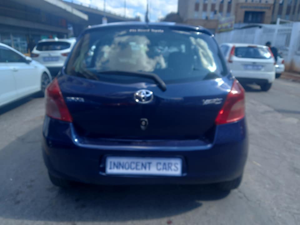 2007 TOYOTA YARIS T3 PETROL, MANUAL HATCHBACK, BLUE COLOUR, MILEAGE