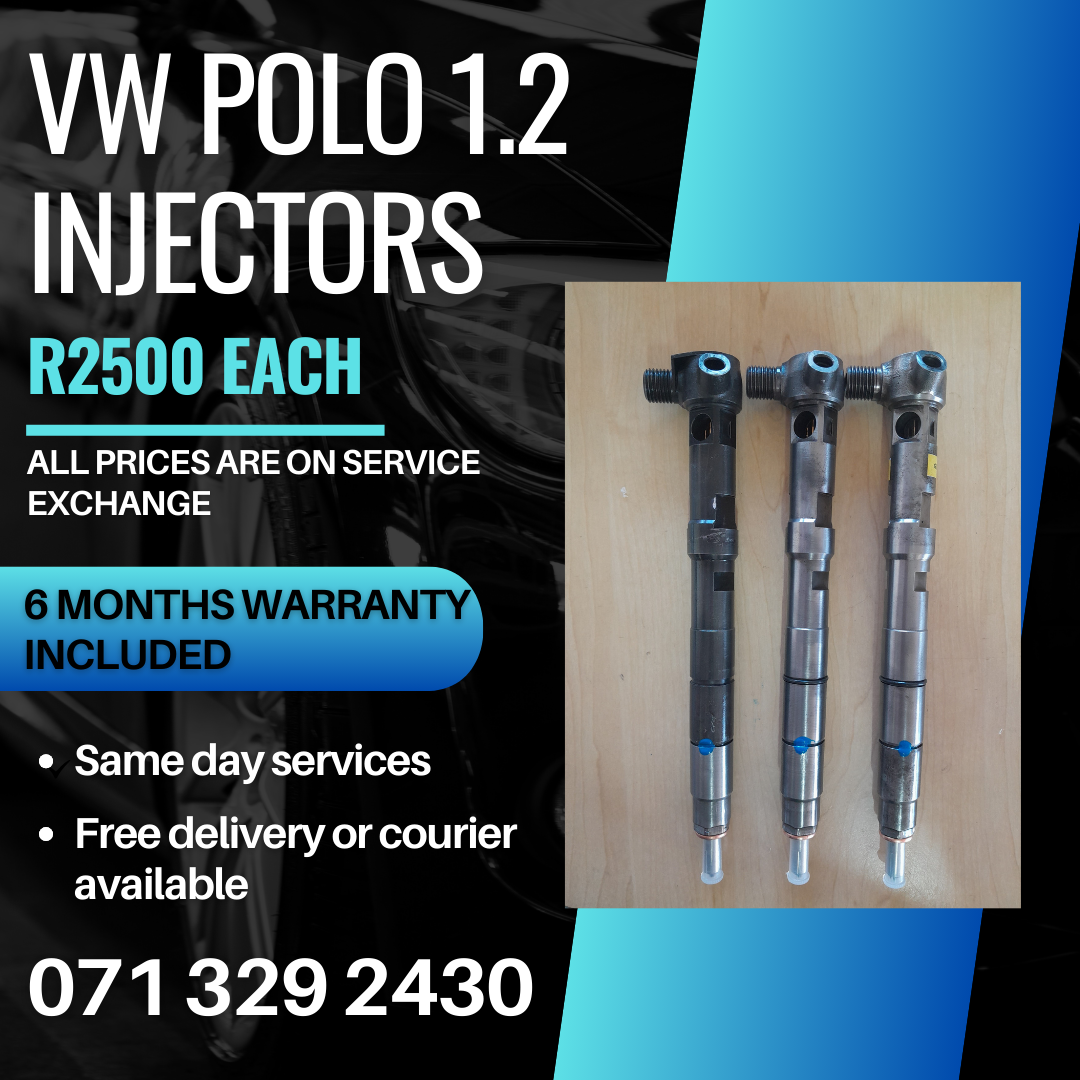 VW POLO 1.2 DIESEL INJECTORS FOR SALE WITH WARRANTY - Private Seller VW POLO 1.2 DIESEL INJECTORS FOR SALE WITH WARRANTY - Private Seller