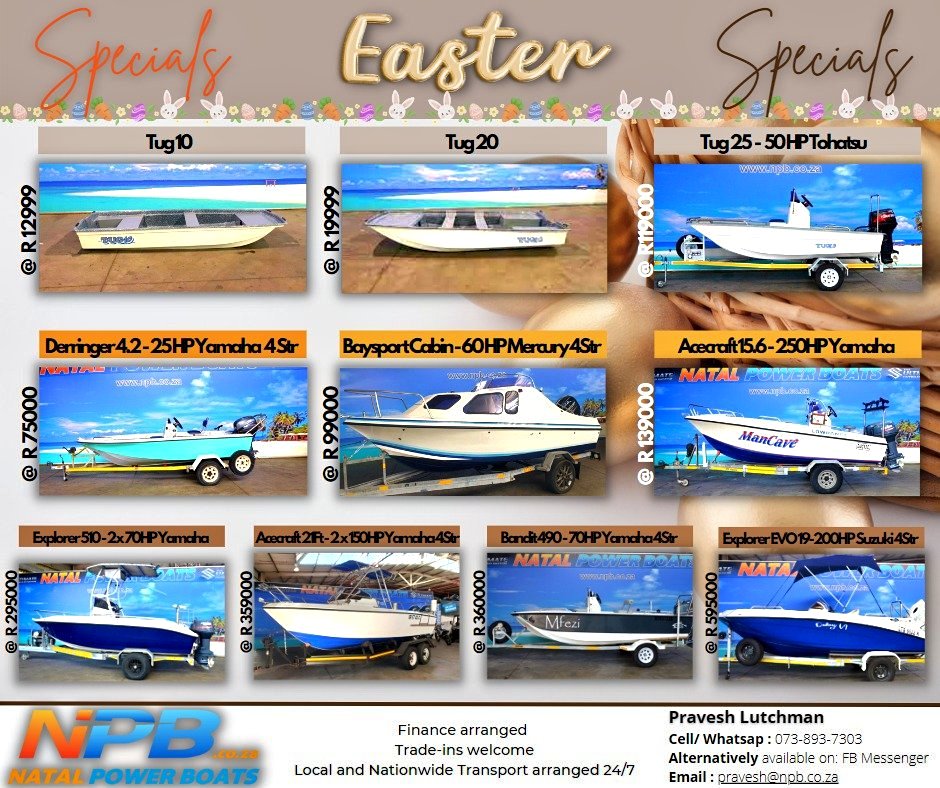 2015 BOATS  VARIOUS INLAND AND OFFSHORE 2015 BOATS  VARIOUS INLAND AND OFFSHORE