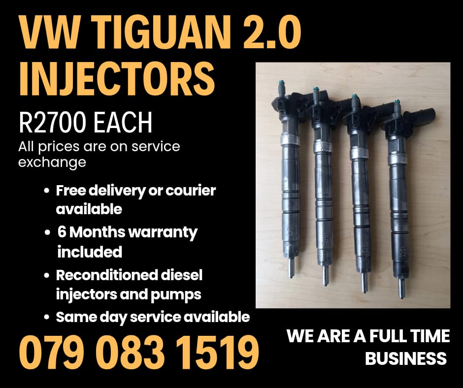 VW TIGUAN 2.0 INJECTORS FOR SALE WITH WARRANTY INCLUDED - Private Seller VW TIGUAN 2.0 INJECTORS FOR SALE WITH WARRANTY INCLUDED - Private Seller