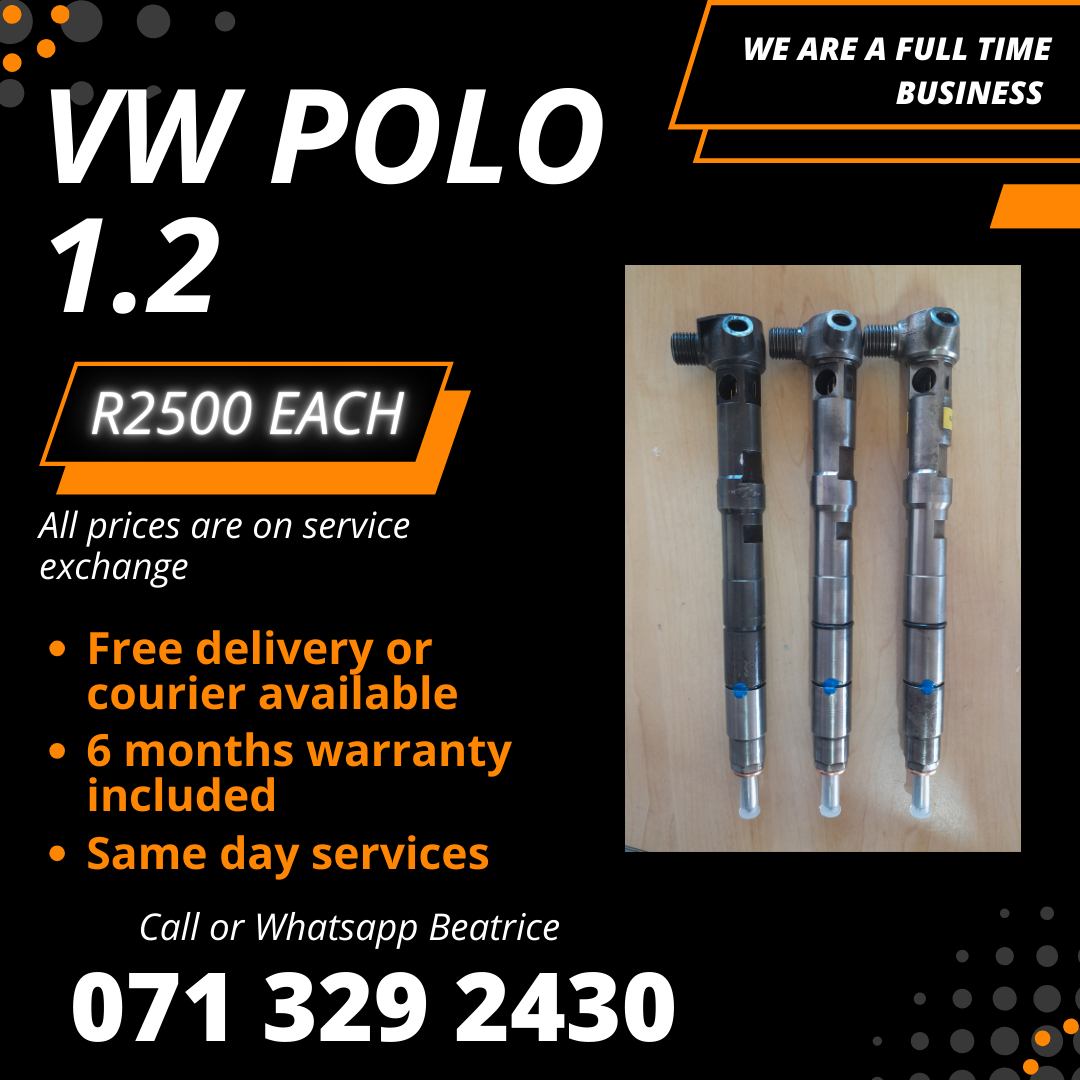 VW POLO 1.2 DIESEL INJECTORS FOR SALE WITH WARRANTY ON - Private Seller VW POLO 1.2 DIESEL INJECTORS FOR SALE WITH WARRANTY ON - Private Seller