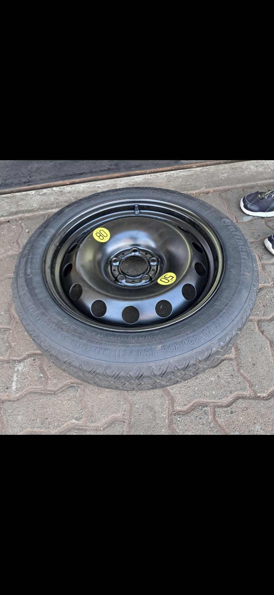 Space save continetal spare wheel fore sale will fit 2014-2020 F82 M4 & F8 - Private Seller