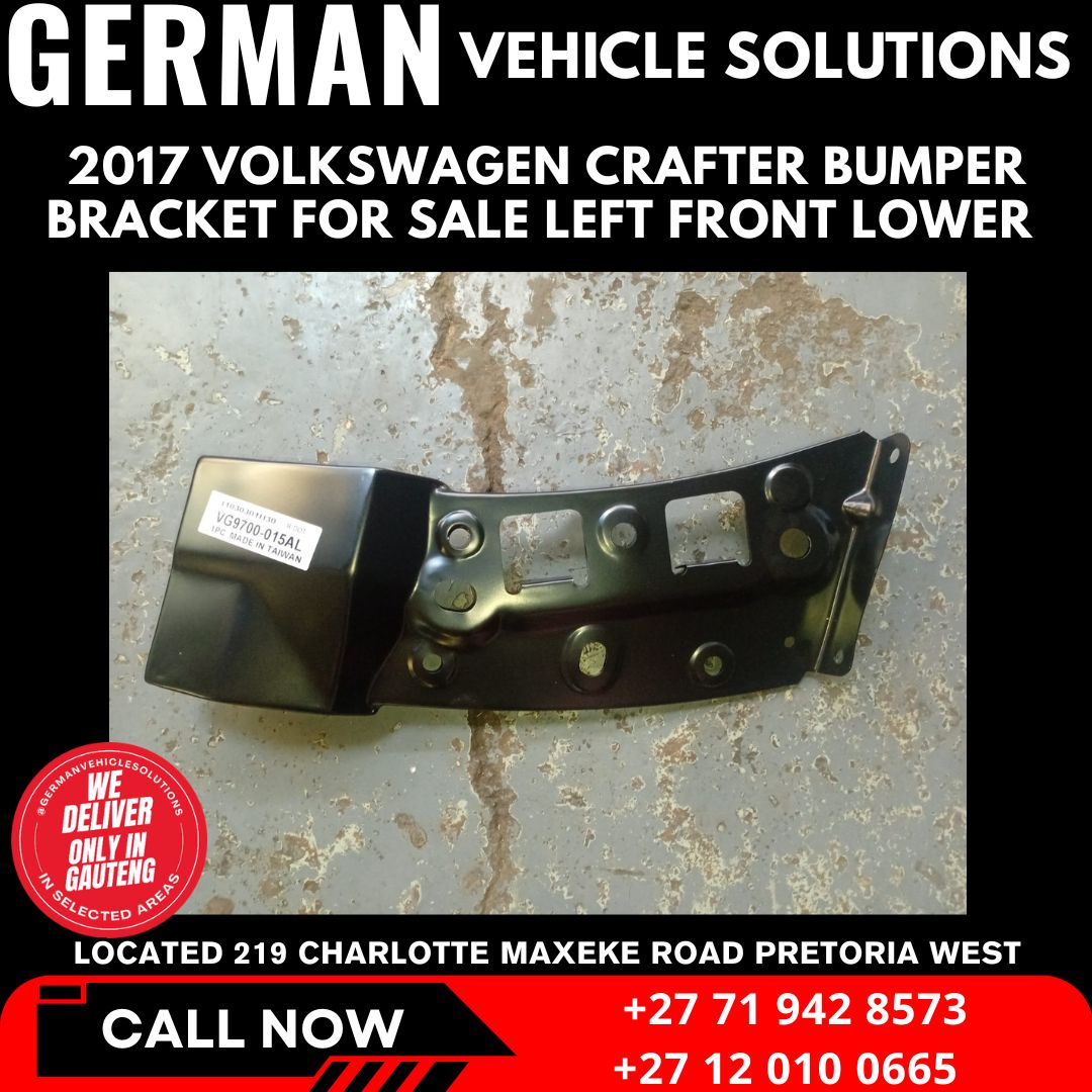2017 Volkswagen crafter bumper bracket left front lower for sale - Private Seller 2017 Volkswagen crafter bumper bracket left front lower for sale - Private Seller