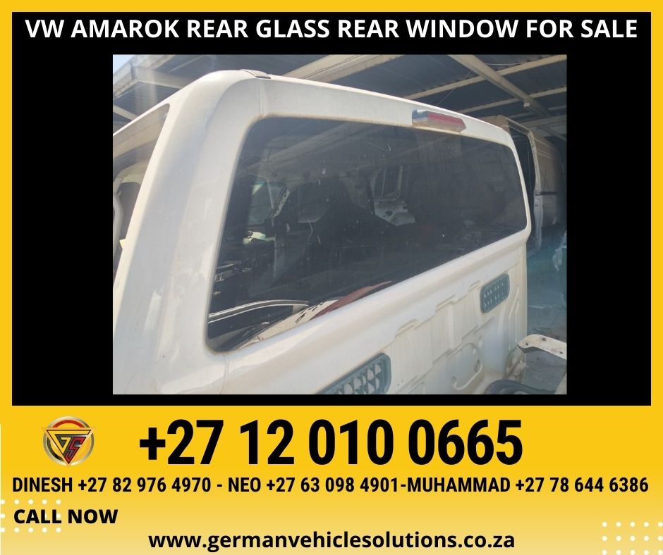 VW Amarok Rear Glass Rear Window for sale Used - Private Seller VW Amarok Rear Glass Rear Window for sale Used - Private Seller