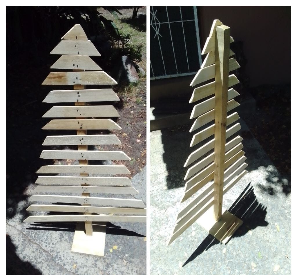 Wooden Christmas tree Wooden Christmas tree